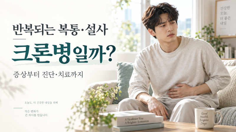 윤종신이 앓는 크론병, 반복되는 복통·설사와 어떻게 다를까?