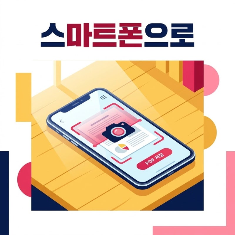 종이 문서를 스캐너 없이 스마트폰으로 PDF 파일 변환하는 방법