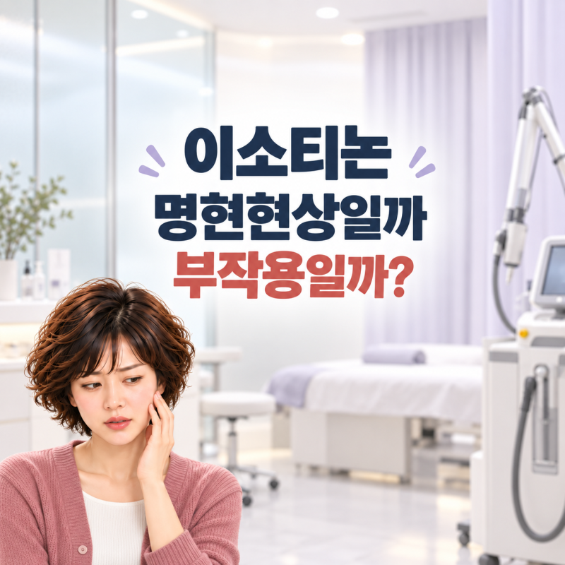 이소티논 명현현상일까 부작용일까? 차이점 정리