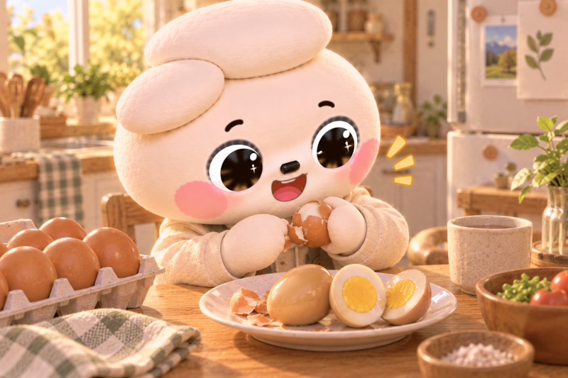 아침마다 계란 삶기 귀찮다면, 굿스푼 맥반석 구운계란 60구