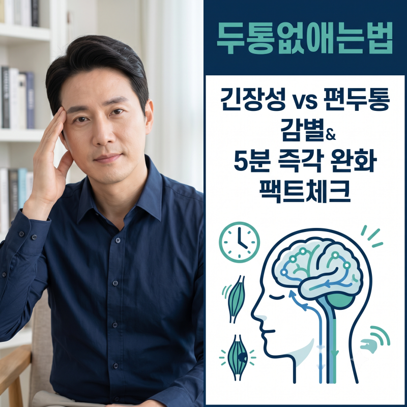 지끈거리는 두통없애는법과 직접 겪고 찾아낸 즉각 완화법