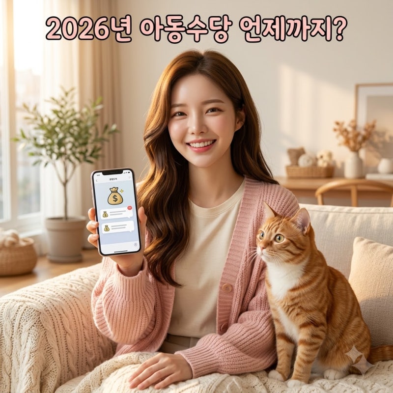 2026년 아동수당 언제까지? 만 9세 미만 매월 25일 지급 기준과 계좌 변경