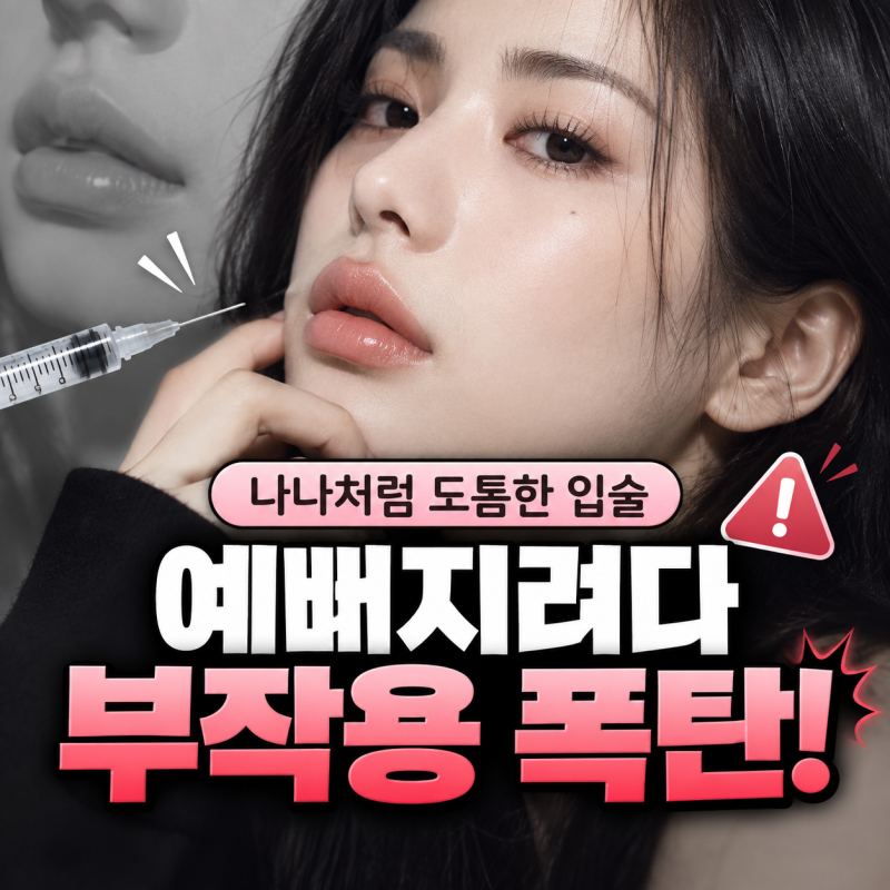 나나처럼 도톰한 입술 필러, 예뻐지려다 부작용 폭탄 맞는다?