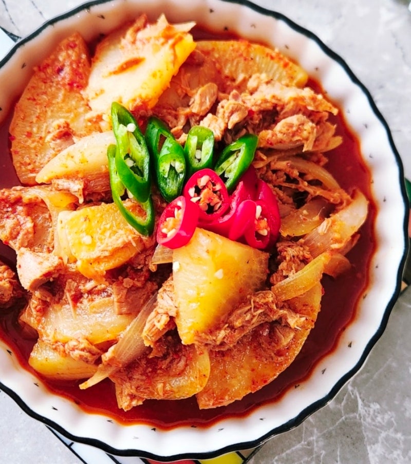정호영 셰프의 참치무조림 레시피! 참치캔 하나로 끝내는 역대급 밥도둑 반찬