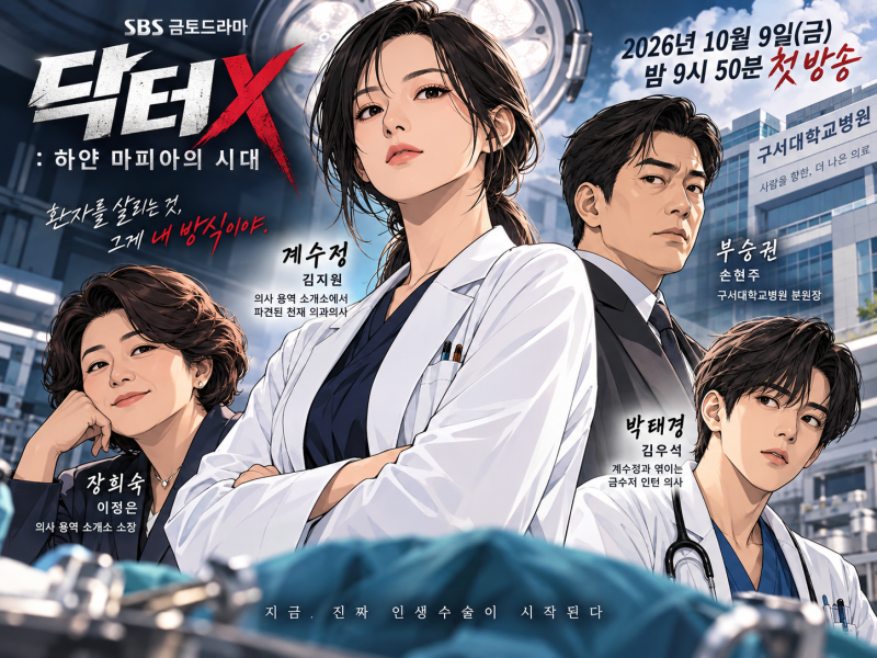 닥터X 출연진 총정리, 김지원·이정은·손현주 10월 9일 첫방