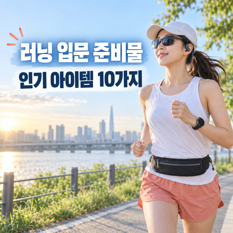 홍제천 한강 러닝 필수템｜직접 고른 인기 러닝용품 10가지