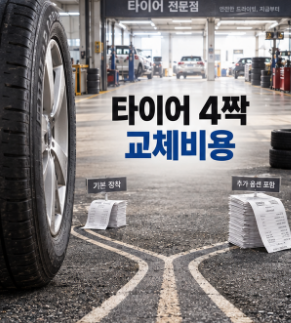 타이어 교체비용 아끼려면 본체 가격 말고 6가지 금액부터 맞춰봐야 한다