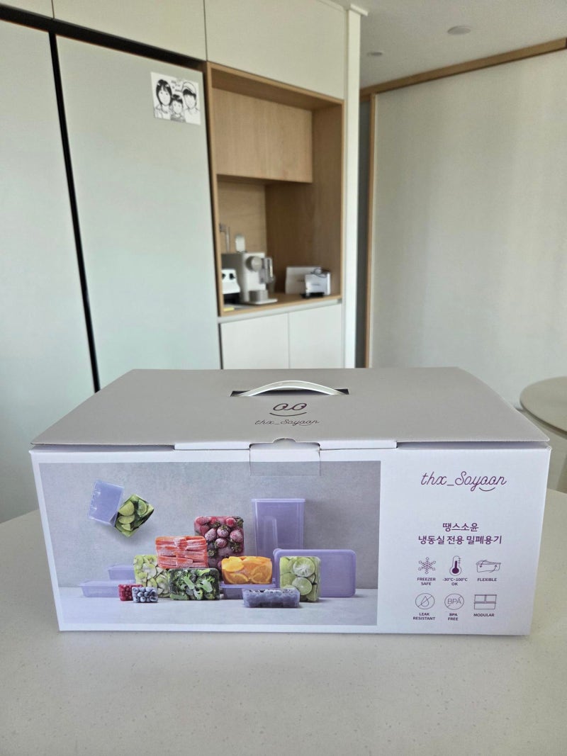 냉동실 정리템 추천｜땡스소윤 냉동실 전용용기 사용후기