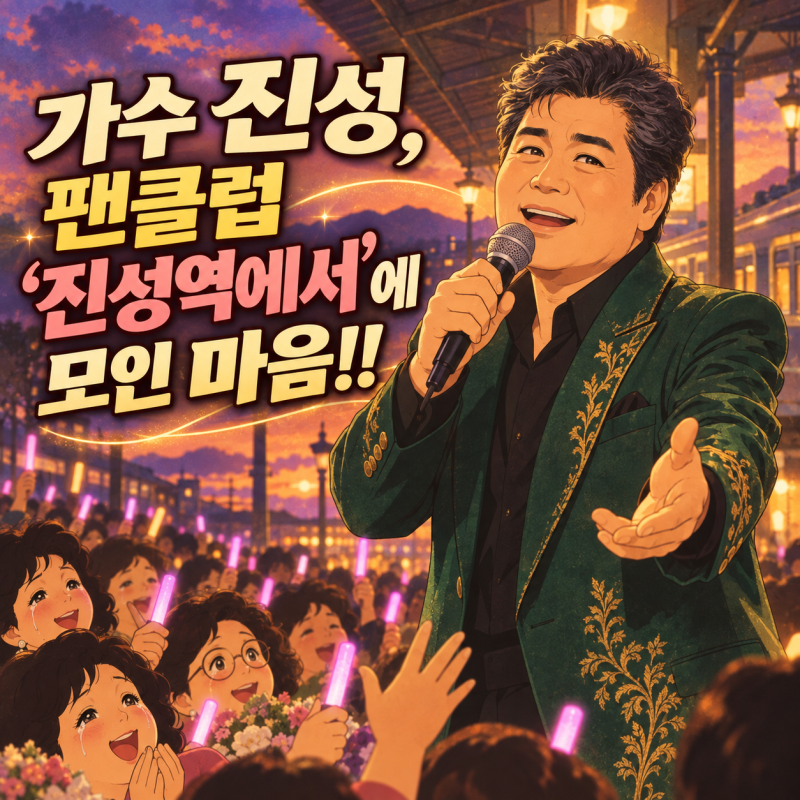 가수 진성, 팬클럽 ‘진성역에서’에 모인 마음!!
