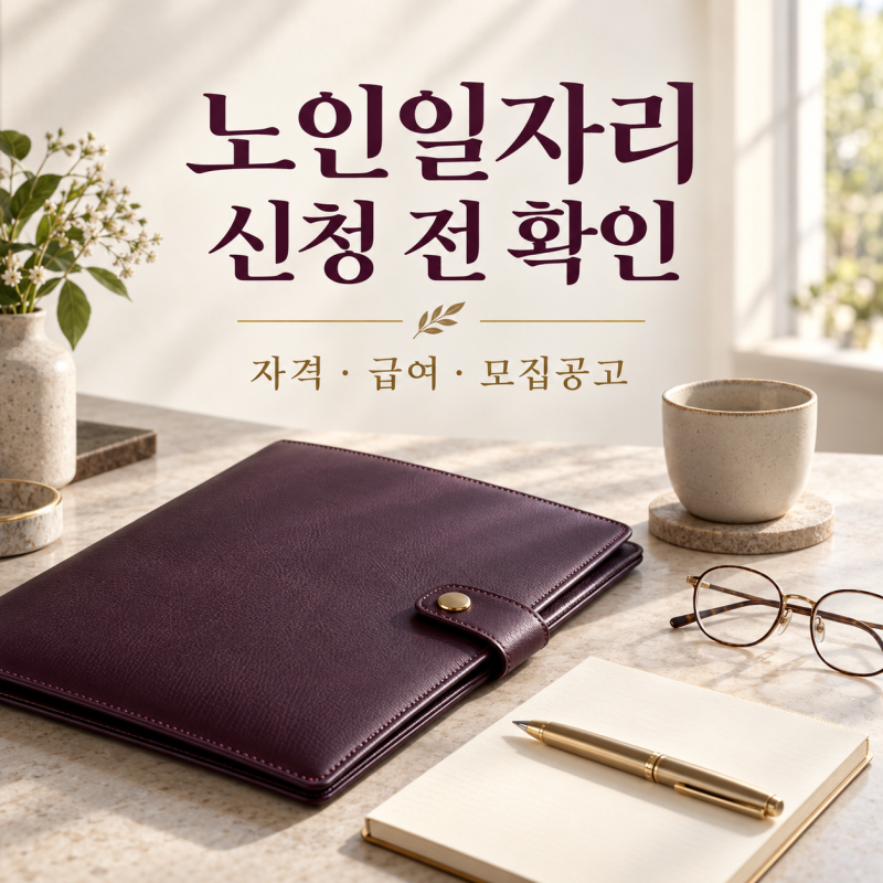 노인일자리 신청 자격·급여, 29만 원과 63만 4천 원 차이
