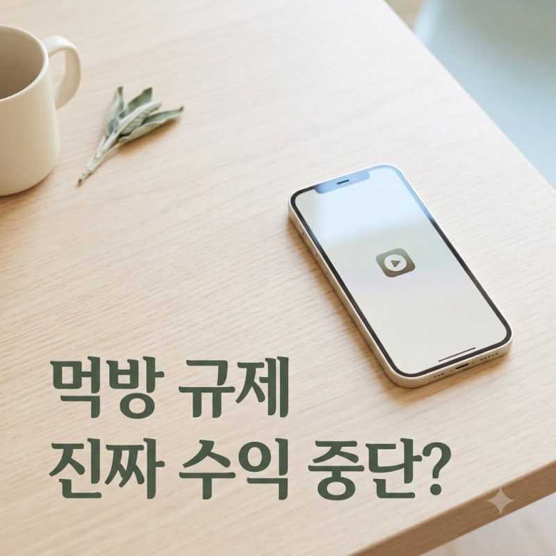 쯔양 히밥 유튜브 규제 긴장, 진짜 수익 중단일까?