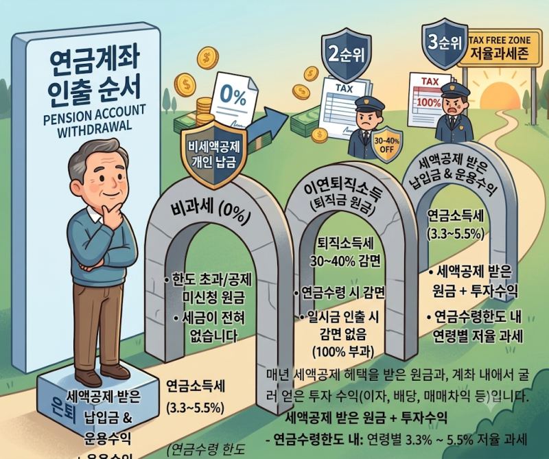 연금저축·IRP 연금 수령법 완벽 정리: 수령 방식, 인출 순서, 절세 팁 총정리