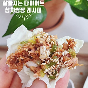 참치쌈장 레시피 풍자 다이어트 양배추쌈 전자레인지 찜기 활용법