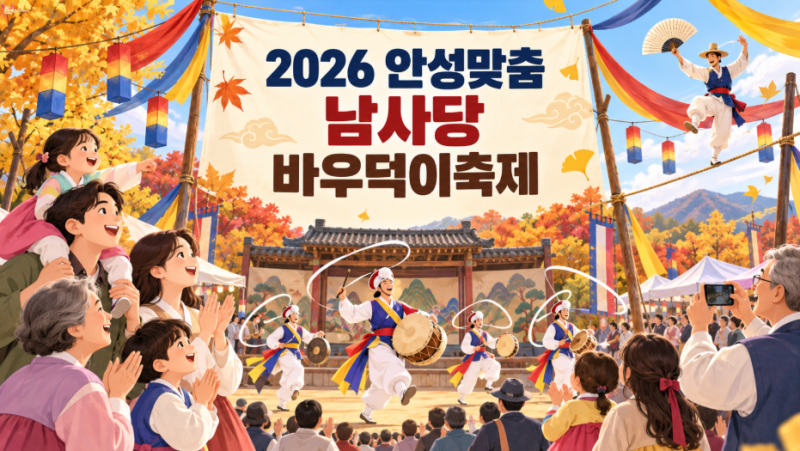 2026 안성맞춤 남사당 바우덕이축제 일정·공연·체험·주차·셔틀버스 총정리