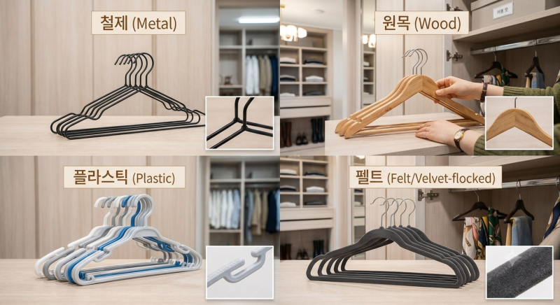 옷걸이 버리는 법 완벽 정리! 소재별 분리수거 및 재활용 꿀팁