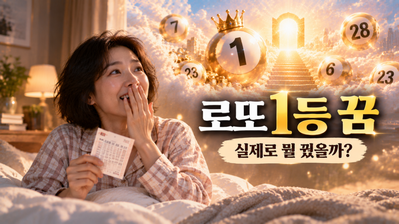 로또 당첨 꿈 정말 있을까? 실제 복권 당첨자들이 밝힌 꿈 알아보기