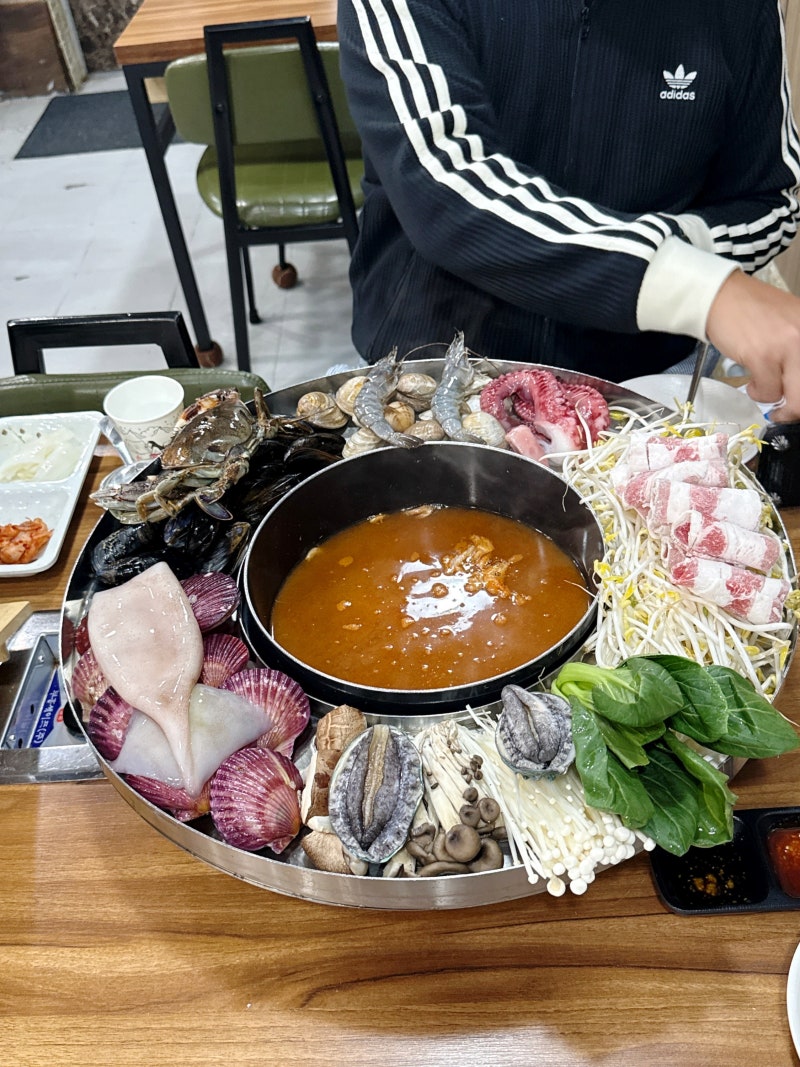 속초 장칼국수 맛집 해물꽃장칼국수 스페셜해물꽃쟁반, 속초 저녁 맛집 추천