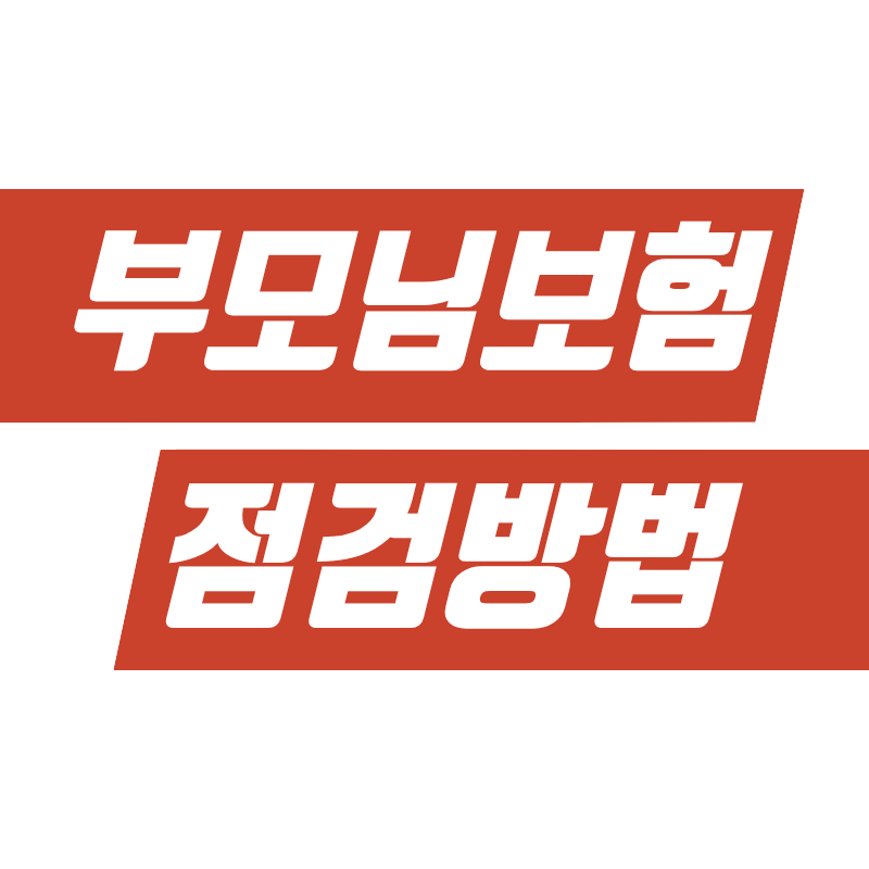 부모님 보험 확인 방법과 리모델링 가이드