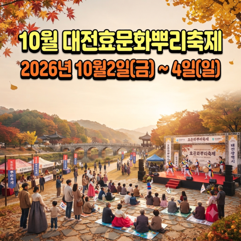 Daejeon Hyomunhwa Ppuri Festival 2026: A Family Trip to Ppuri Park This Autumn