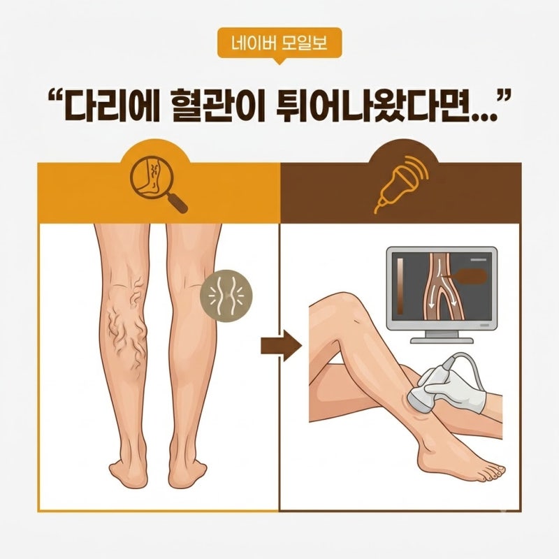 다리 통증과 튀어나온 혈관, 하지정맥류 수술과 시술 차이점 및 비용 기준
