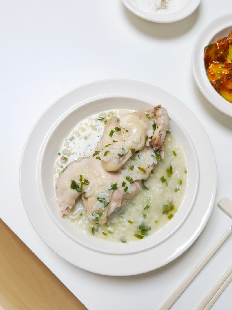백숙 닭죽 끓이는법 닭 한 마리로 백숙부터 닭죽까지 한 냄비에!