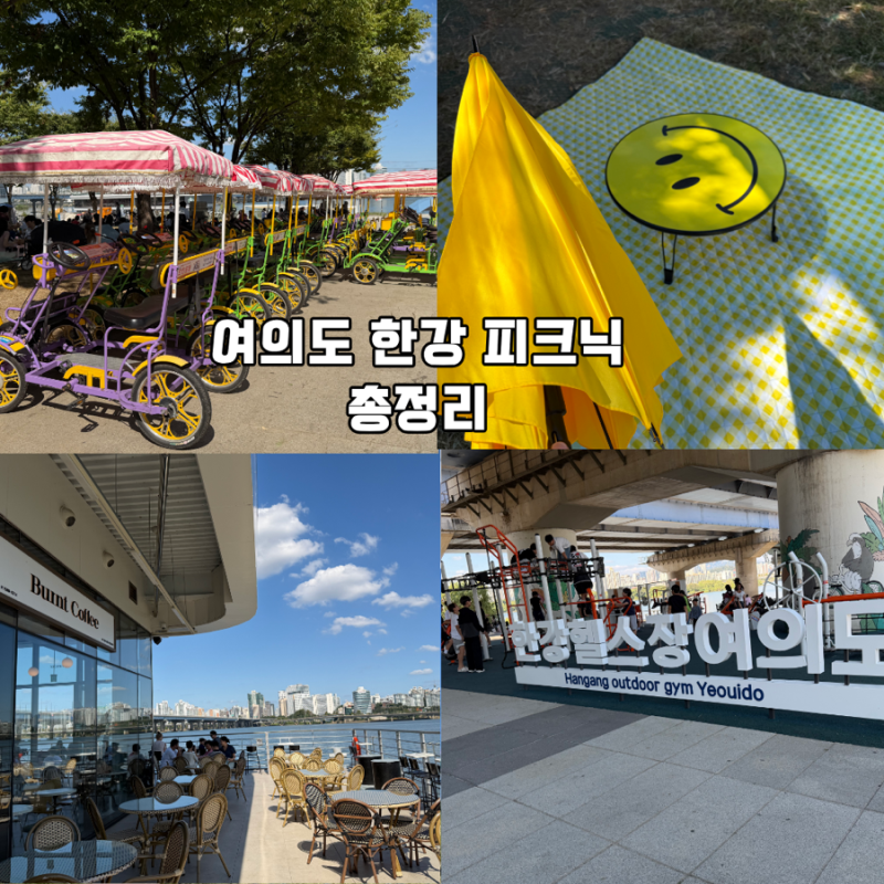 여의도 한강공원 피크닉 풀코스 총정리ㅣ배달존·자전거·그늘막·돗자리·주차·아이랑 데이....