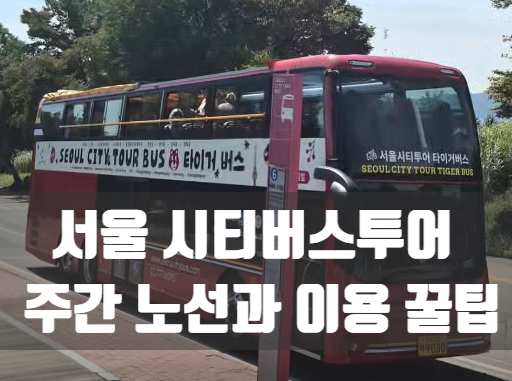 서울 시티버스투어 주간 노선과 이용 꿀팁