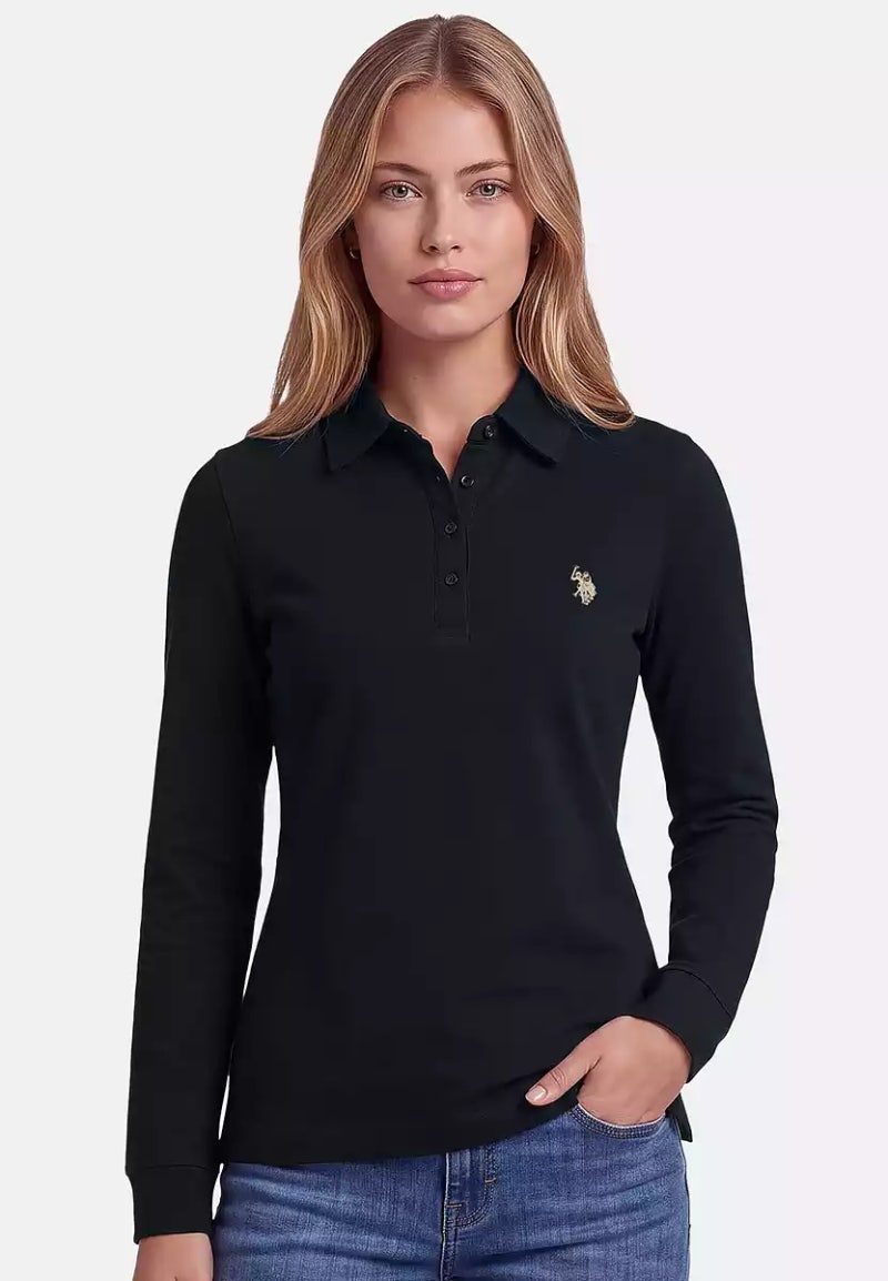 #폴로 카라 니트 긴팔, #여성 카라 티셔츠, #여성 긴팔 카라 티셔츠, #collar t-shirt long sleeve,