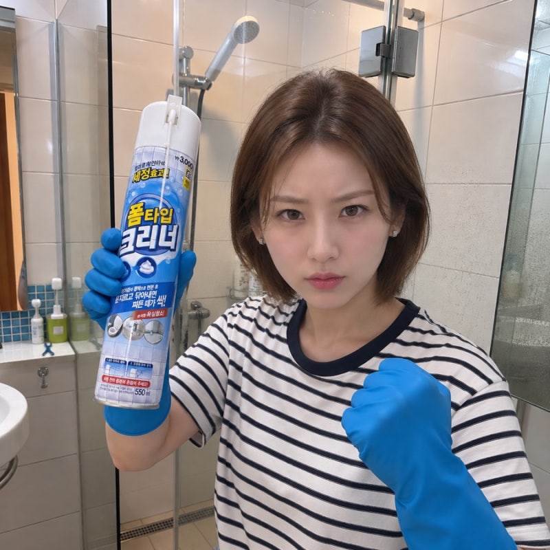 다이소 매직폼클리너 석회제거제 후기 화장실청소 간단히 뿌리기만 하면 끝날까?
