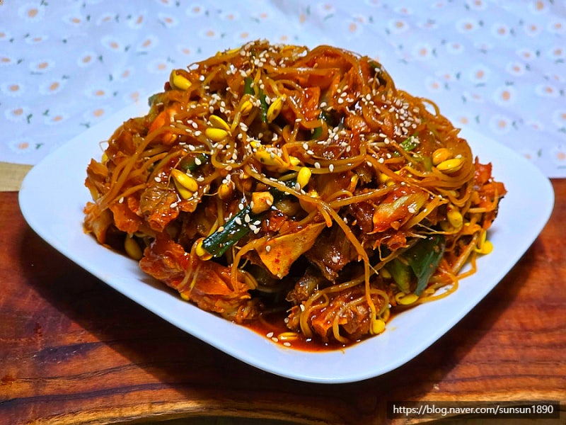 코다리찜 만드는법 반건조명태 코다리찜 콩나물찜 요리 레시피