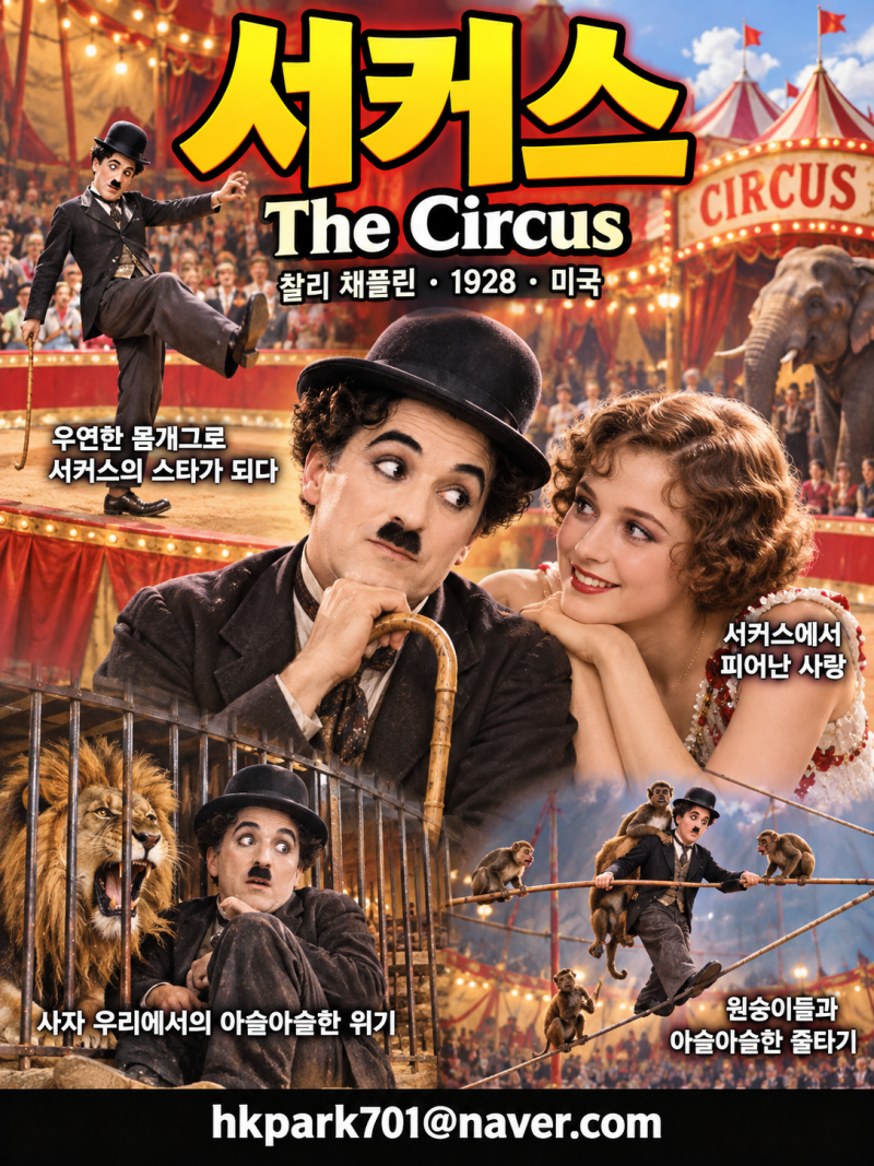 서커스//찰리 채플린/1928/미국/72분/코미디·로맨스/The Circus