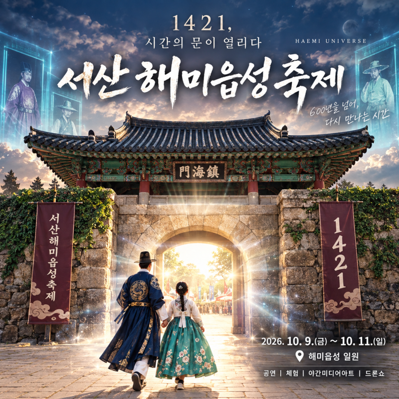 서산해미읍성축제 2026 일정｜블랙이글스·드론쇼·장윤정 공연시간