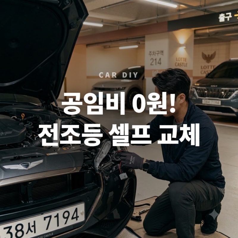 자동차 헤드라이트 전조등 셀프 교체 방법과 규격 확인 3가지 요령