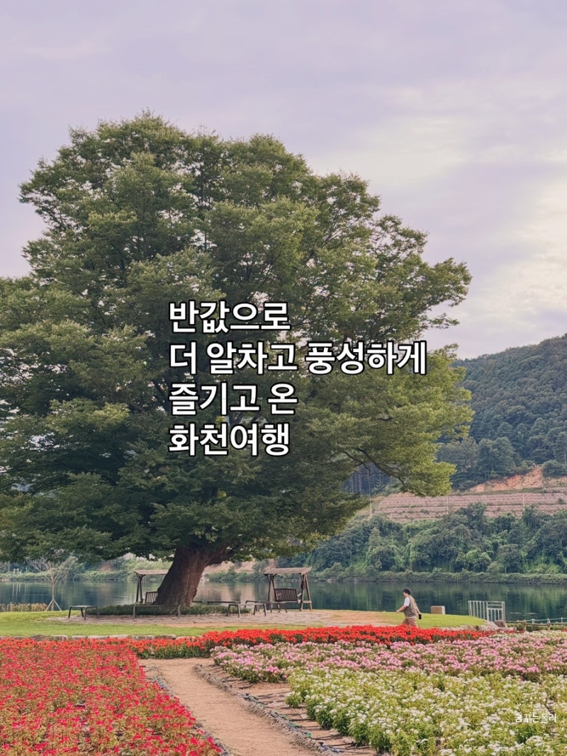 화천 반값여행 1박2일 완벽 후기, 사전신청부터 정산까지,실제 경비 정산, 여행경비분석표 첨....