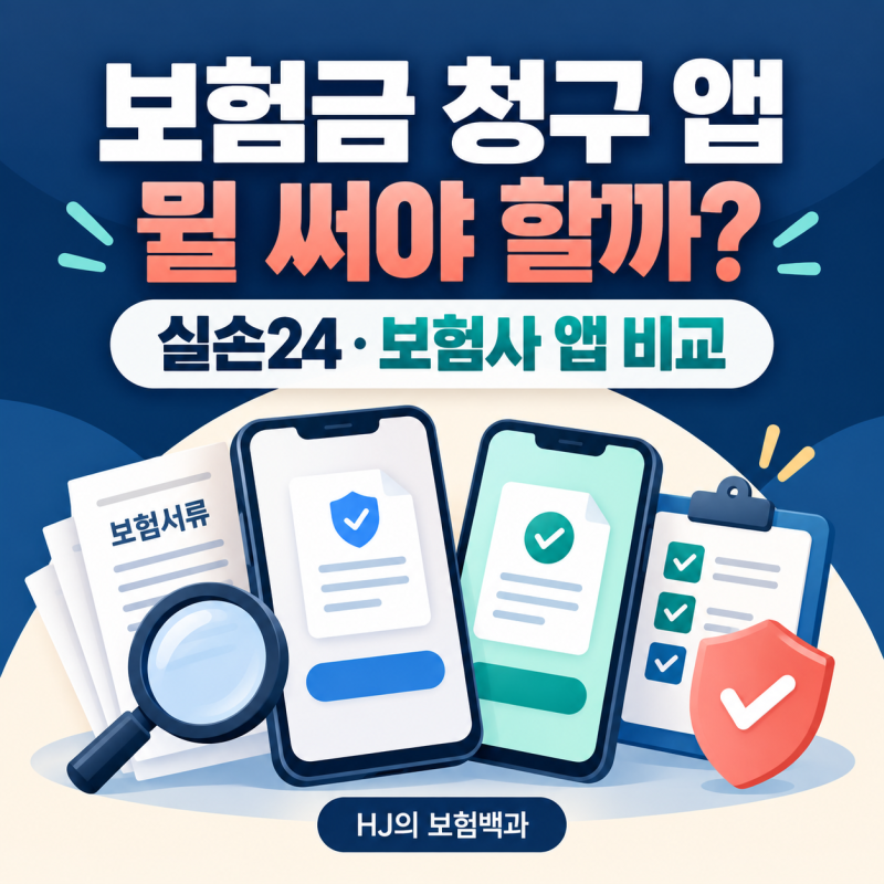 보험금 청구 앱 비교, 실손24·보험사 앱·네이버·토스 무엇이 편할까?