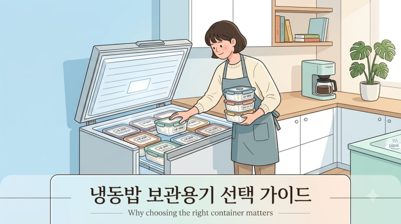 냉동밥 보관용기, 아무거나 쓰면 불편한 이유
