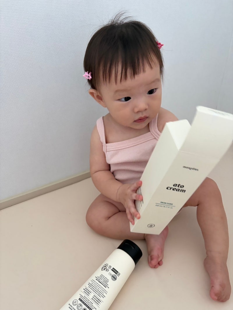 신생아부터 쓰는 저자극 몽디에스 아토크림 직접 써본 후기