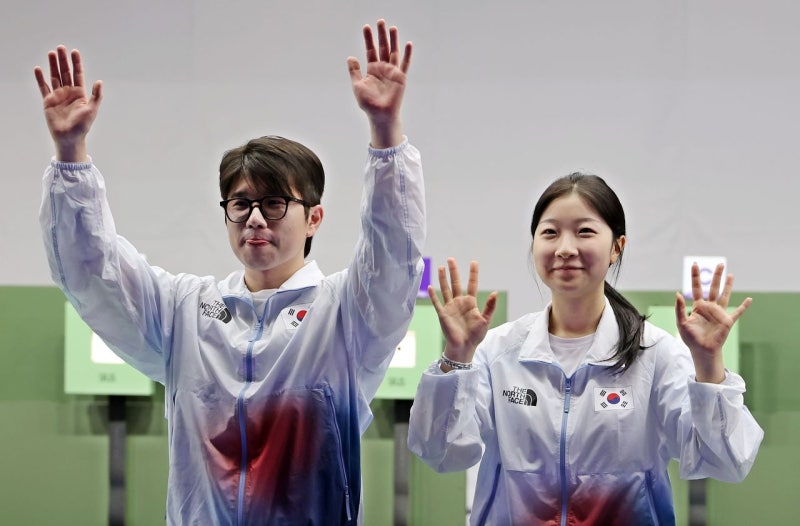 반효진 박하준 AG 사격 은메달, 0.4점 차 역전극 무슨 일 있었나