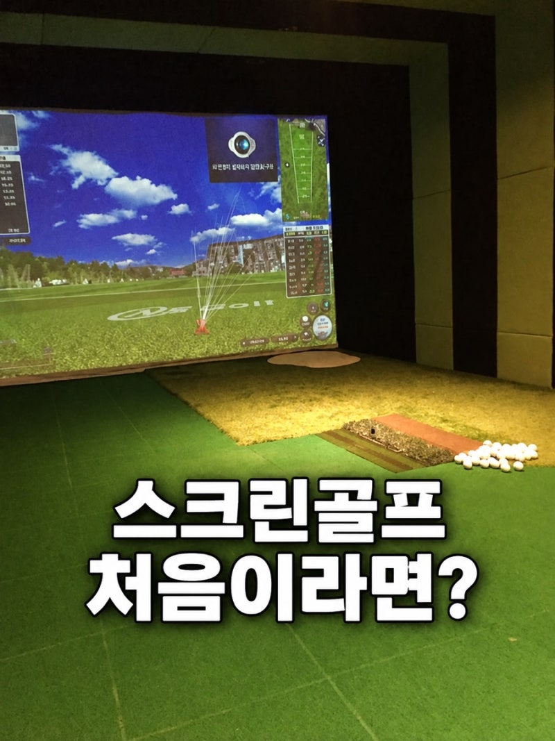 스크린골프 처음에 알고가면좋은 10가지｜플레이 방법까지