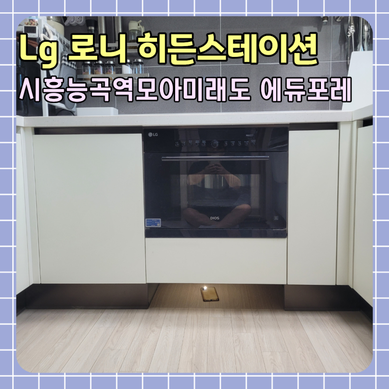 LG 로니 로봇청소기 장 리폼 시흥 능곡역 모아미래도에듀포레 시공