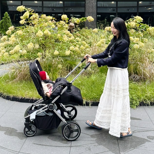 미고 퓨어 절충형 유모차 한 달 사용 후기, 폴딩 편한 유모차 추천