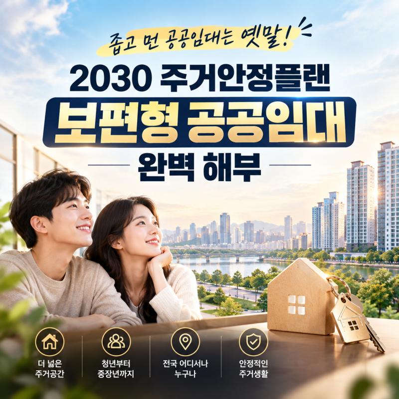 2030 주거안정플랜 공공임대주택 개편안 총정리 중형 평형 확대와 중산층 보편형 공공임대 입....