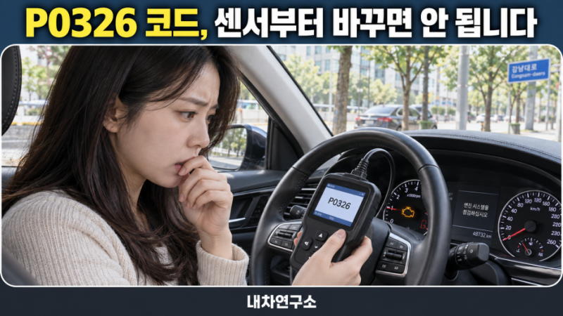 K5 DL3 노크센서 교체 비용 10만~25만 원? P0326 경고코드 뜨면