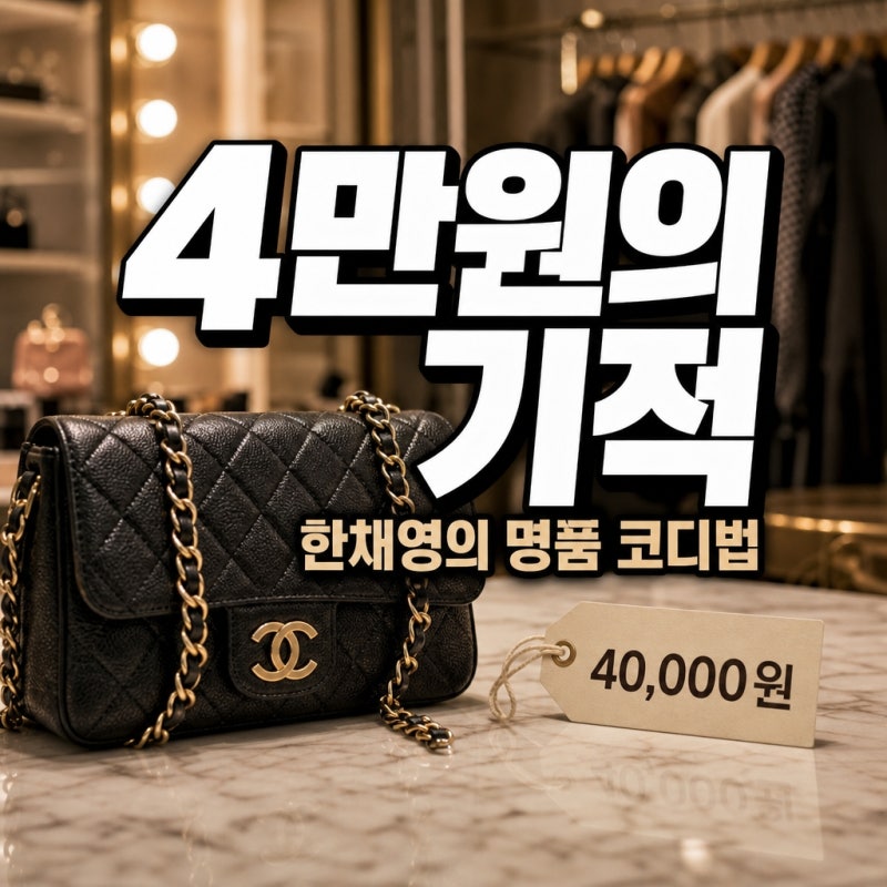 한채영 샤넬과 4만원 블라우스 믹스매치, 가격 차이 100배 극복한 코디법 3가지