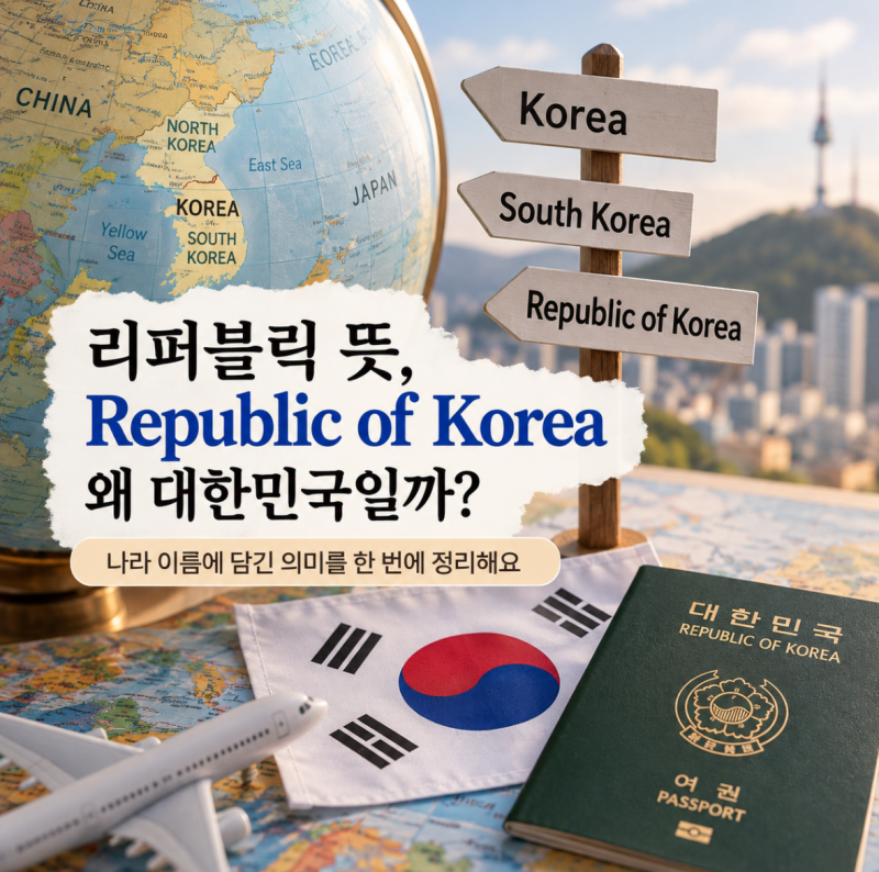 리퍼블릭 뜻, Republic of Korea는 왜 대한민국일까? 나라 이름에 Republic이 들어가는 이유