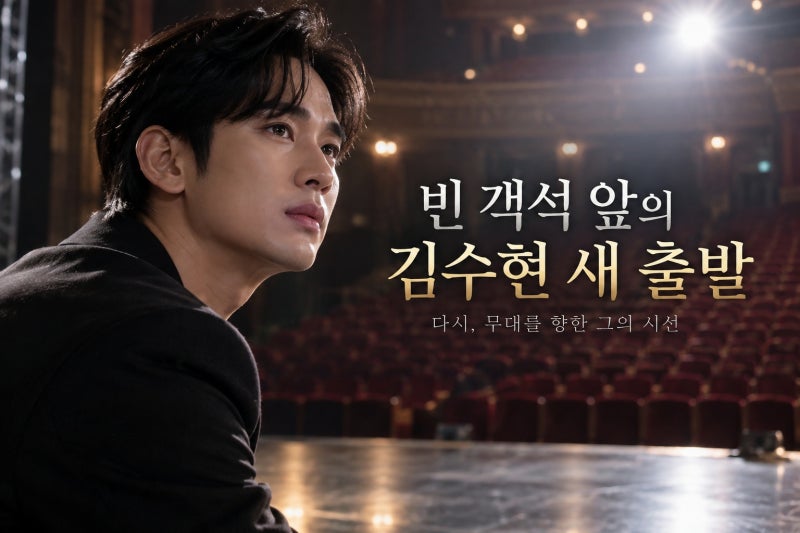김수현 활동 재개 시선 집중, 빈 객석 앞 아련한 눈빛이 남긴 의미