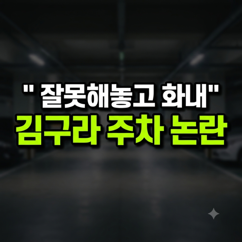 "경차 자리에 댔더니 스티커가..." 송도 이사 간 김구라, 관리실 찾아갔다 역풍 맞은 진짜 이....