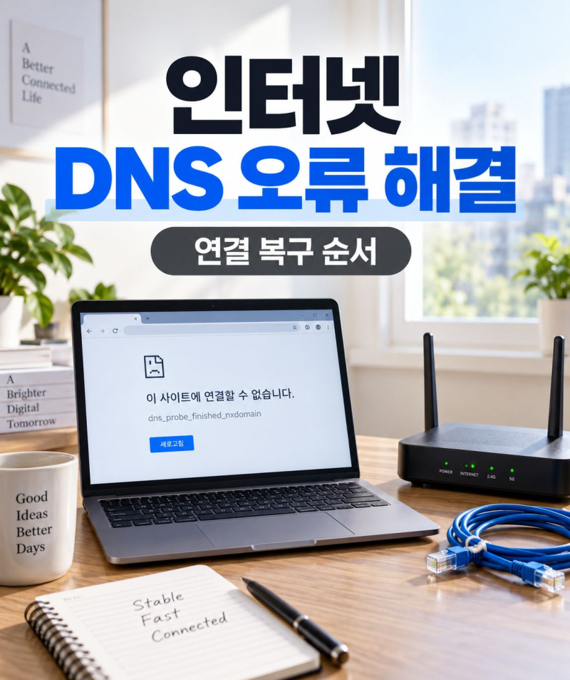 인터넷 DNS 오류 해결하고 연결을 복구하는 방법