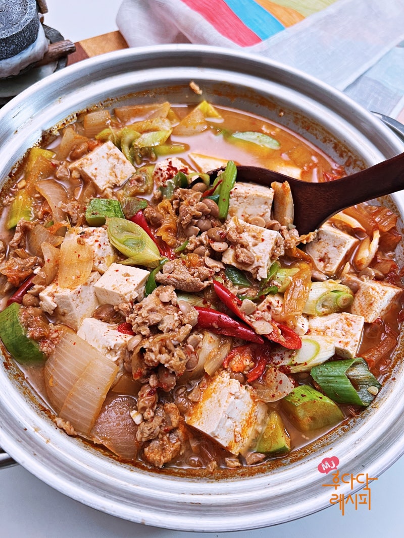 청국장 맛있게 끓이는법 청국장 찌개 레시피