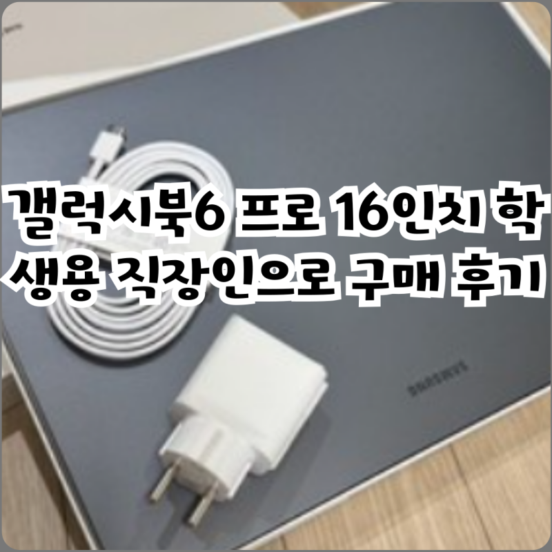 갤럭시북6 프로 16인치 학생용 직장인으로 구매 후기